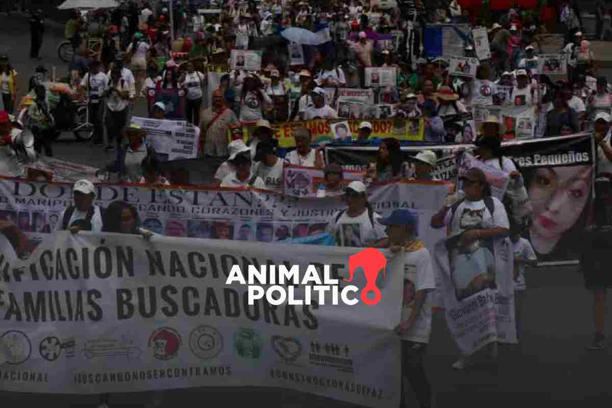 Madres buscadoras marchan en CDMX para exigir la localización de sus hijos