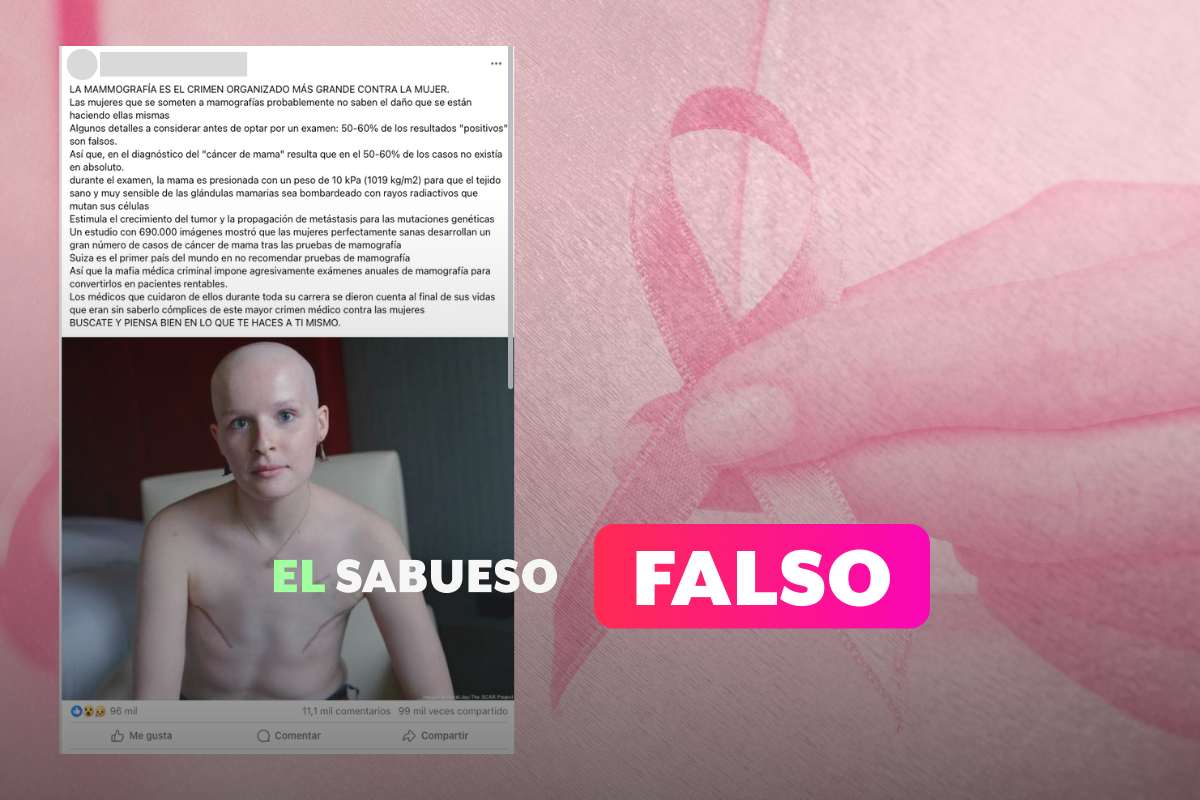 Las mastografías no provocan cáncer de mama, es un mito