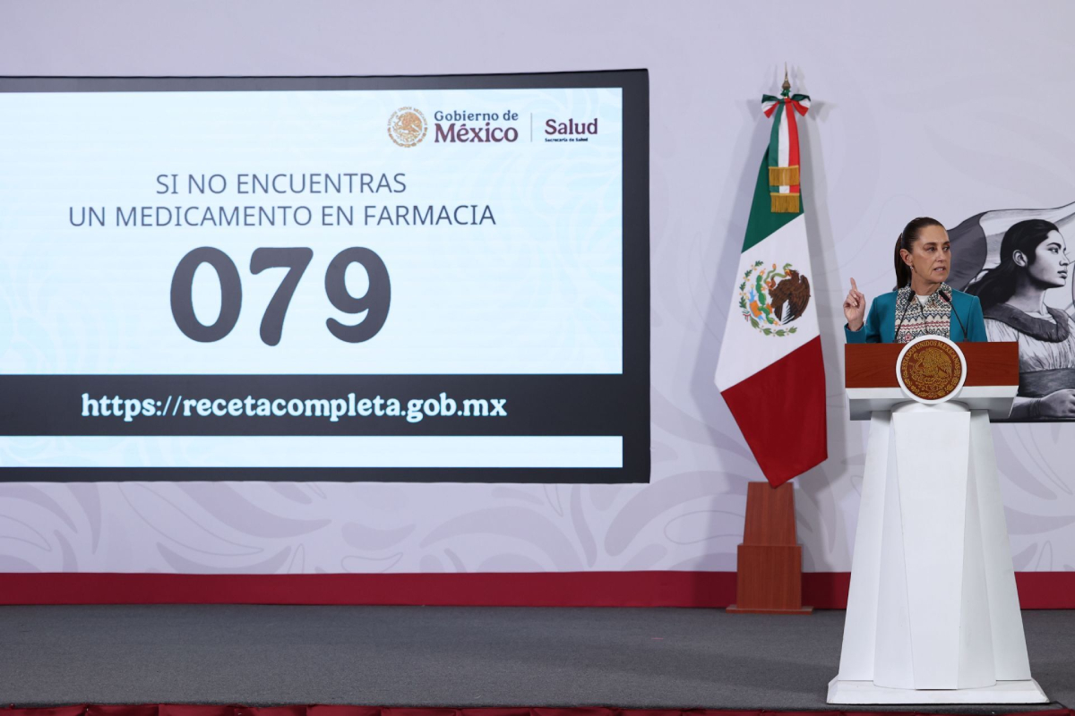 IMSS e ISSSTE reportan abasto de medicinas del 97 % en todas sus farmacias del país