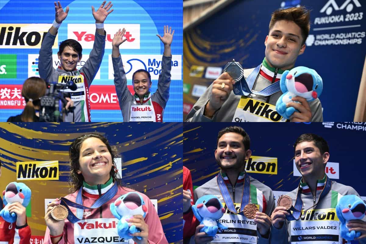 Mundial de Natación 2023: México con cinco medallas y pases a París 2024