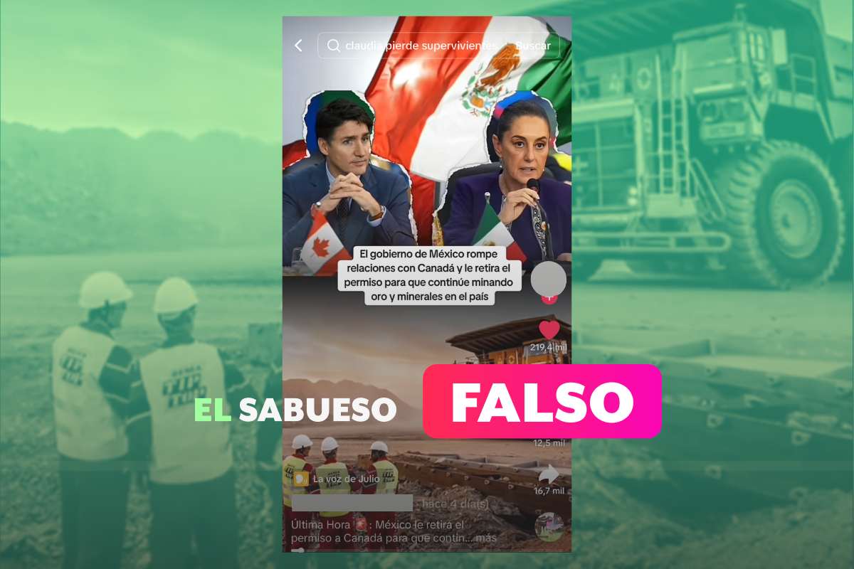 Falso: México no ha eliminado concesiones mineras para Canadá 