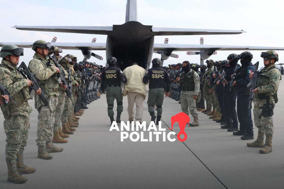 México traslada a 37 operadores del crimen organizado a EU; es la tercera entrega masiva