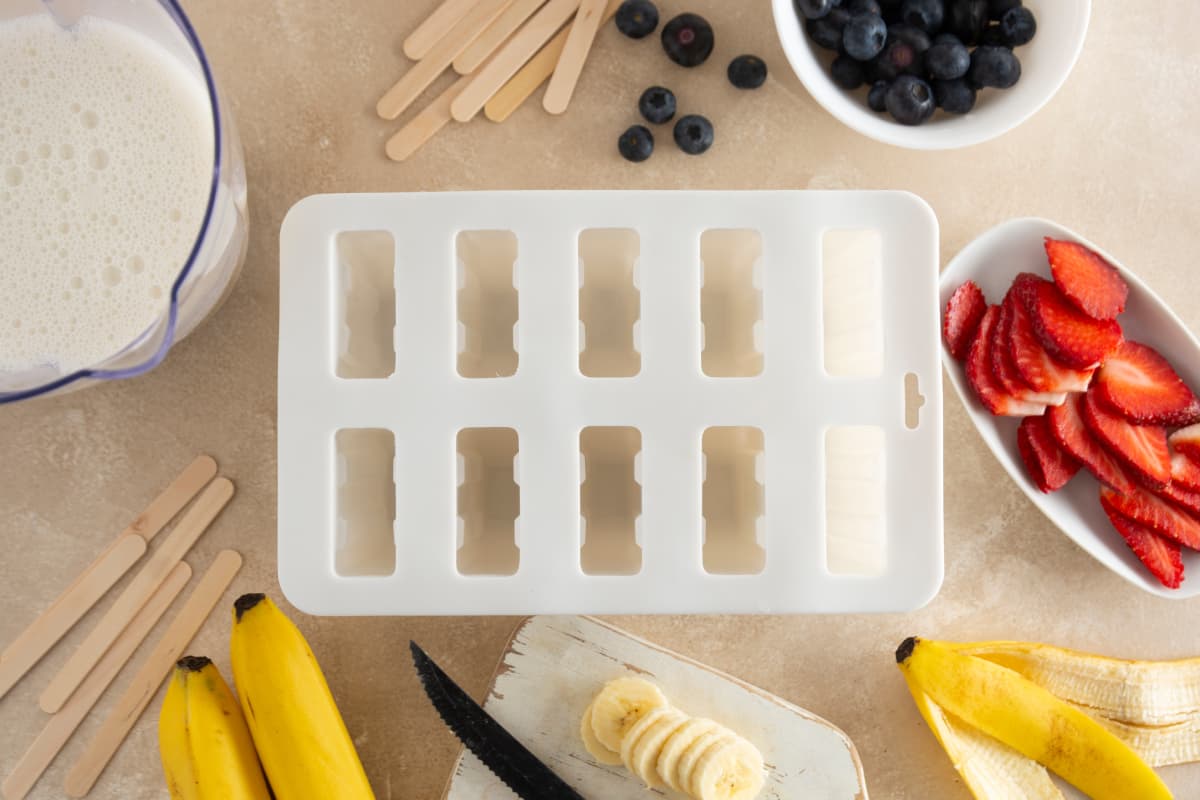 Molde para paletas de hielo.
