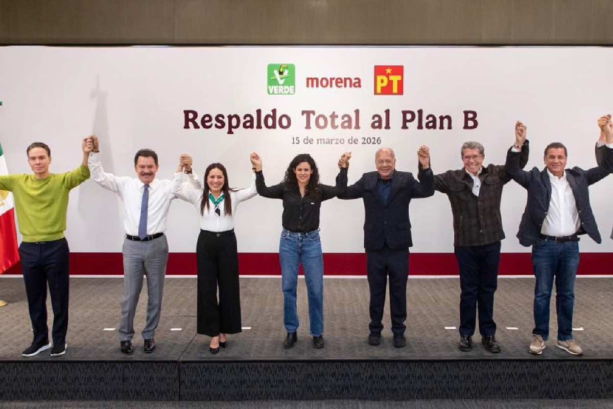 Morena, PT y PVEM respaldan Plan B de reforma electoral; PT negoció cambios y espera versión final