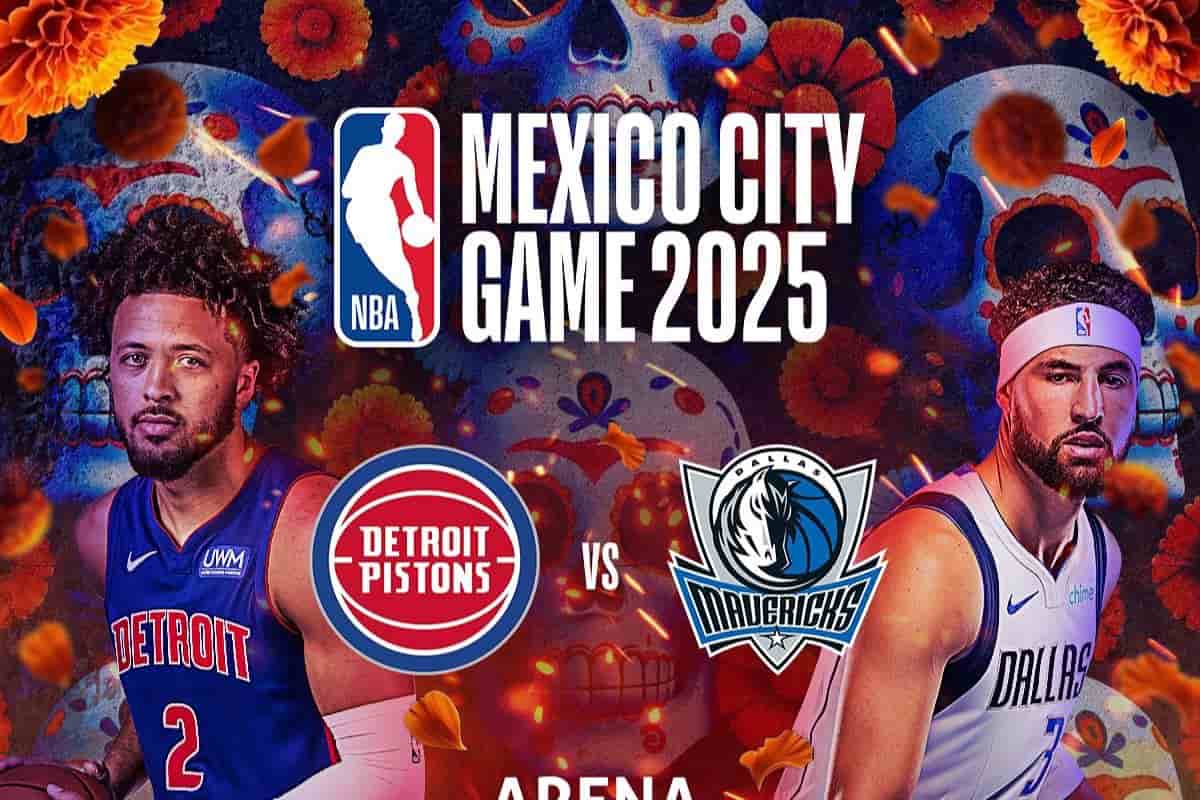 Fecha de la NBA en México 2025 y cómo comprar boletos para Detroit Pistons vs Dallas Mavericks