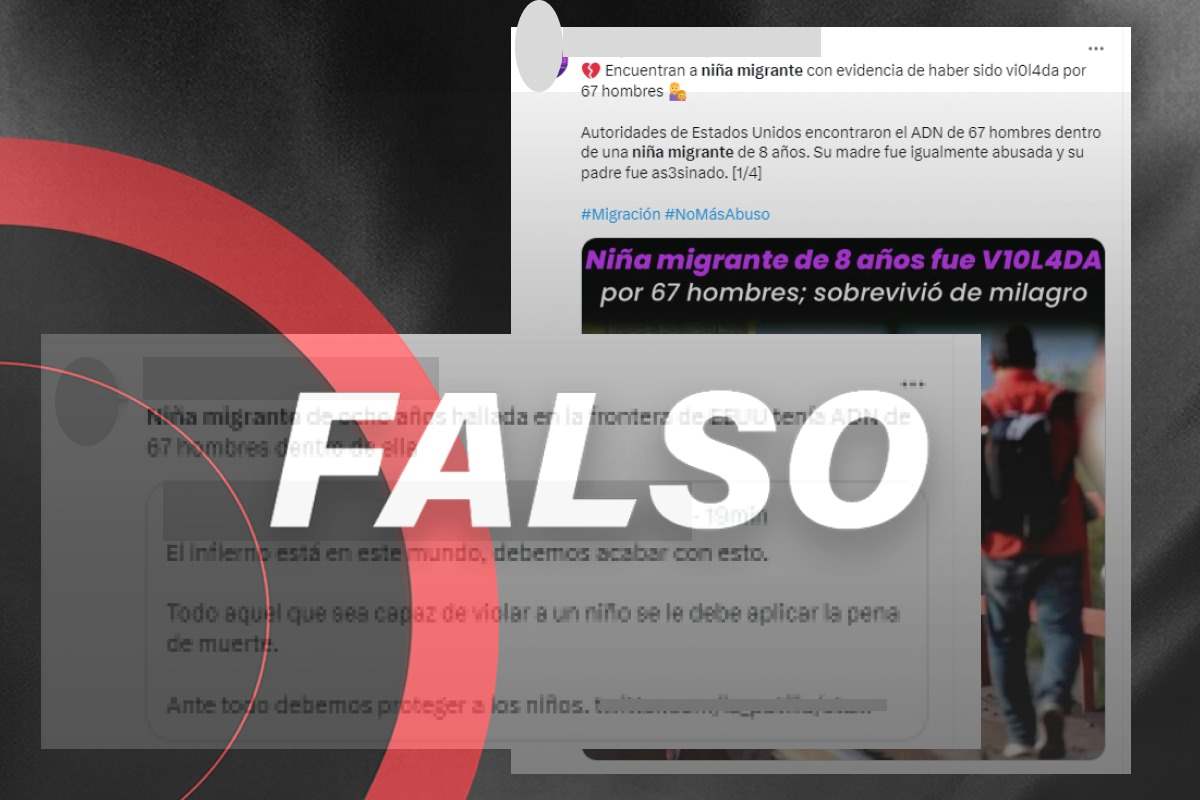 No hay pruebas sobre ‘niña en la frontera con ADN de 67 hombres’