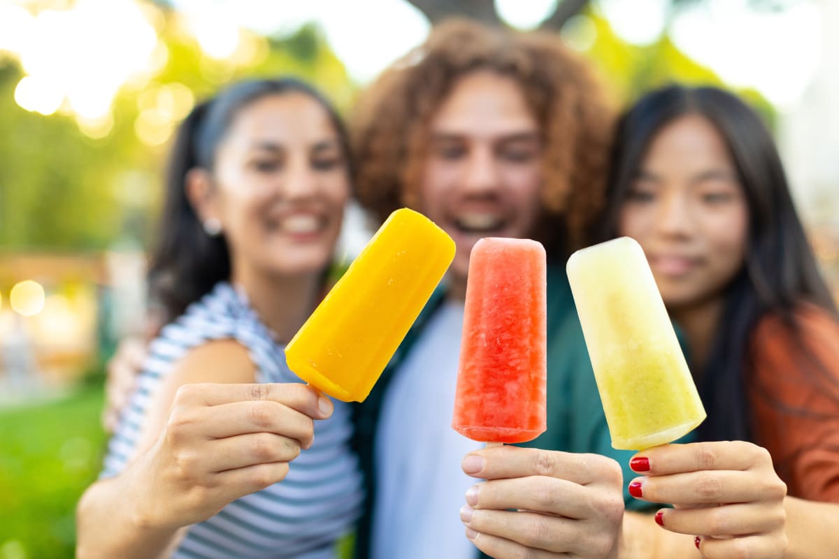 Paletas de hielo caseras para Semana Santa