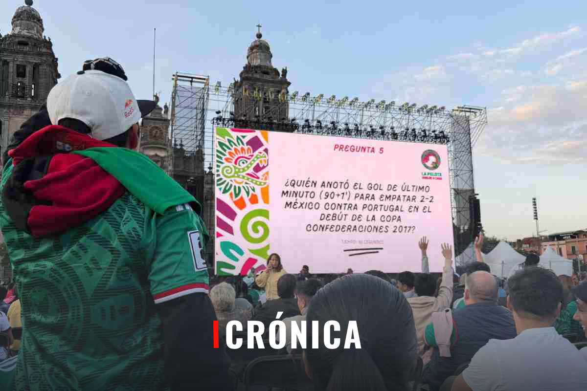 Preludio al "Fan Fest" en el Zócalo: crónica de una noche fría 