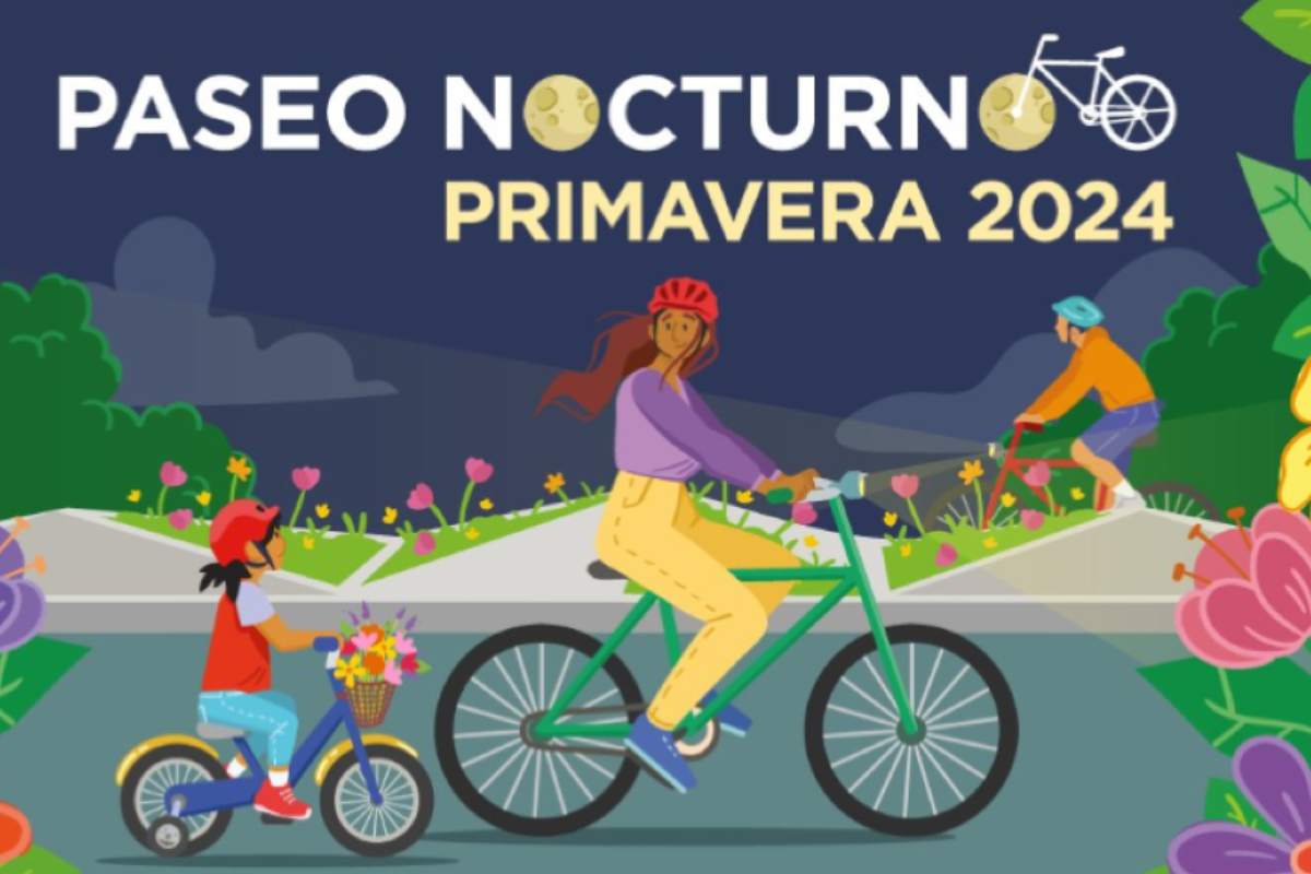 Dale la bienvenida a la primavera con este paseo nocturno en bici