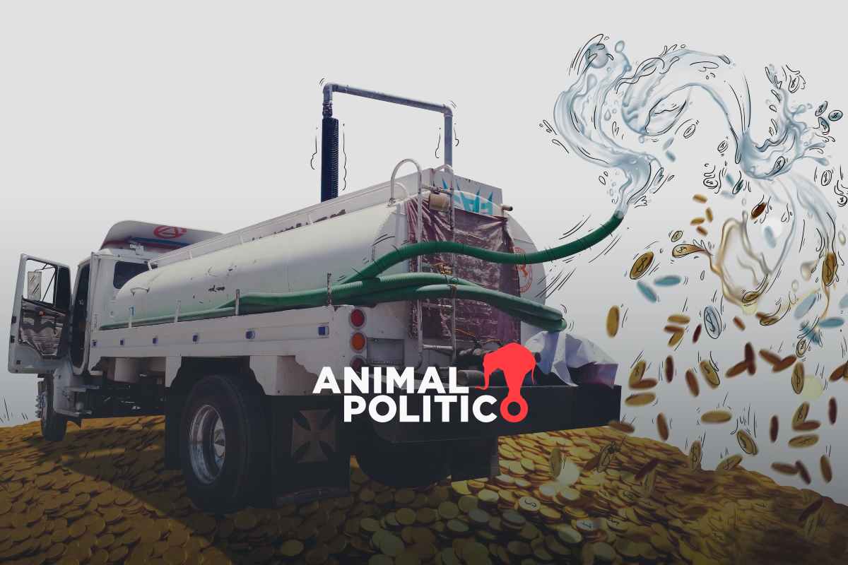 Escasez de agua en Ecatepec detona negocio de pipas: vecinos pagan hasta 220 pesos por mil litros