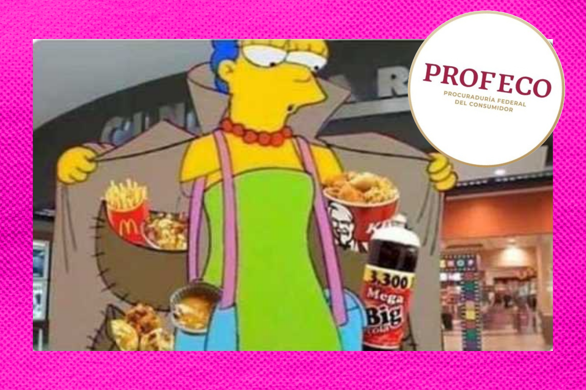 Profeco desmiente supuesta lista de alimentos que se pueden ingresar a los cines