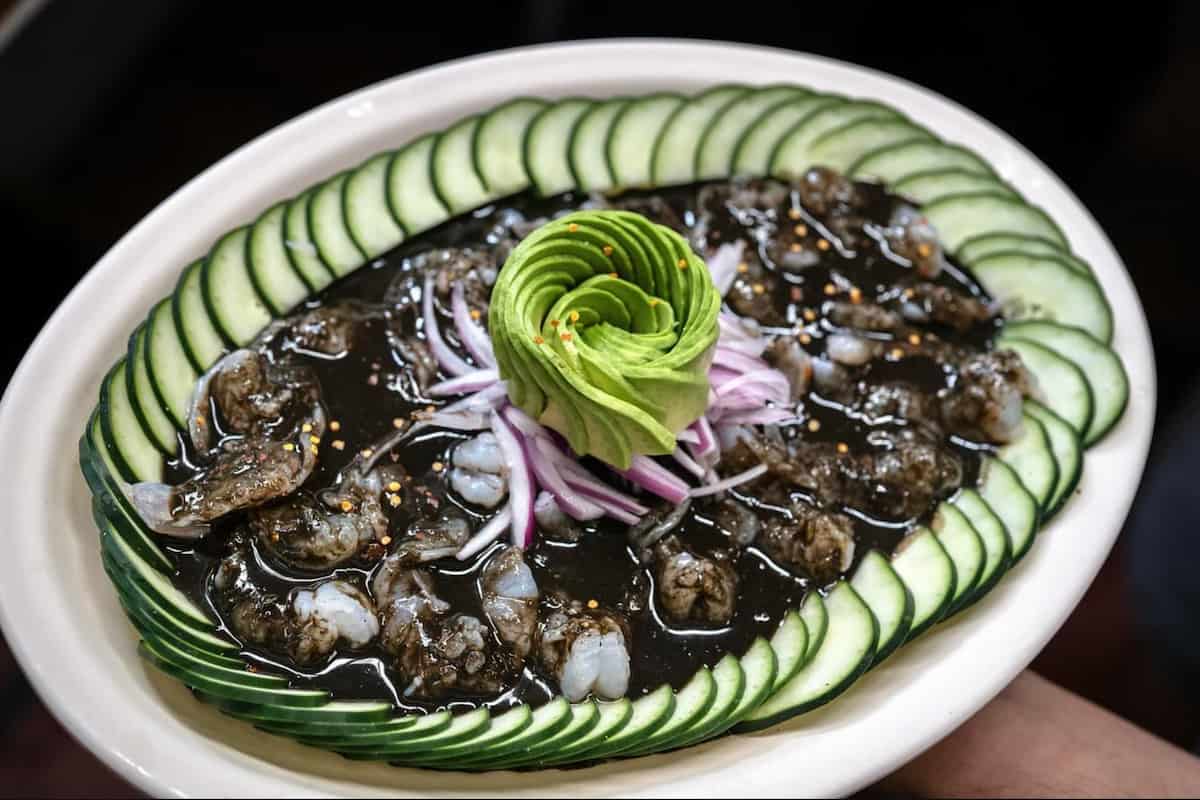 aguachile estilo sinaloa negro