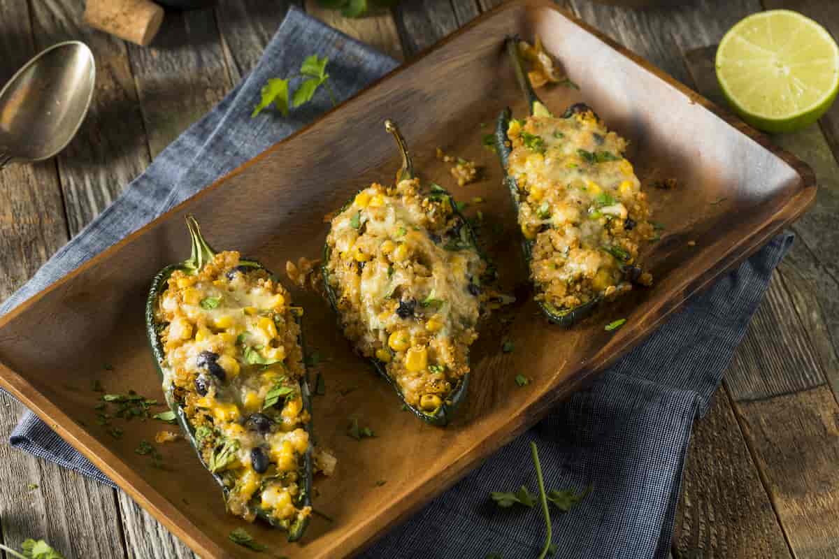 receta de chiles rellenos de jaiba