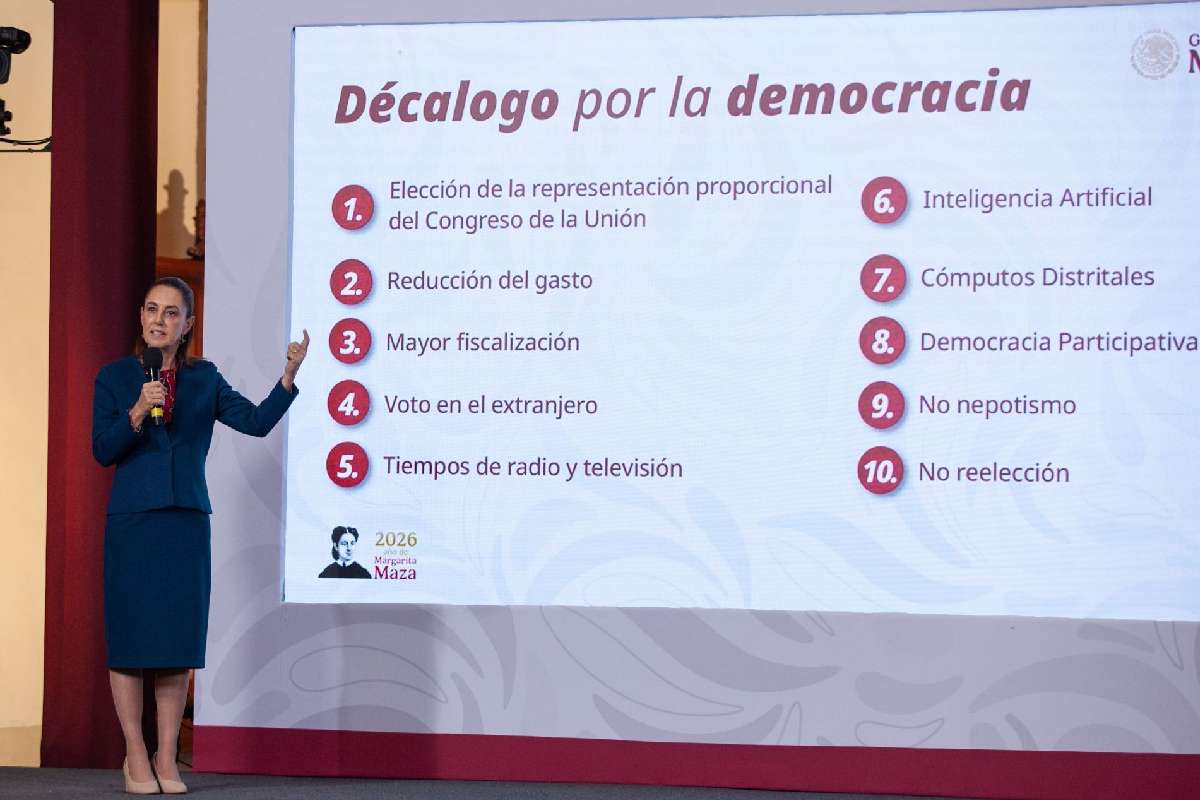 1.Reforma electoral de Sheinbaum avanza en comisiones solo con apoyo de Morena; PT y PVEM votan en contra 