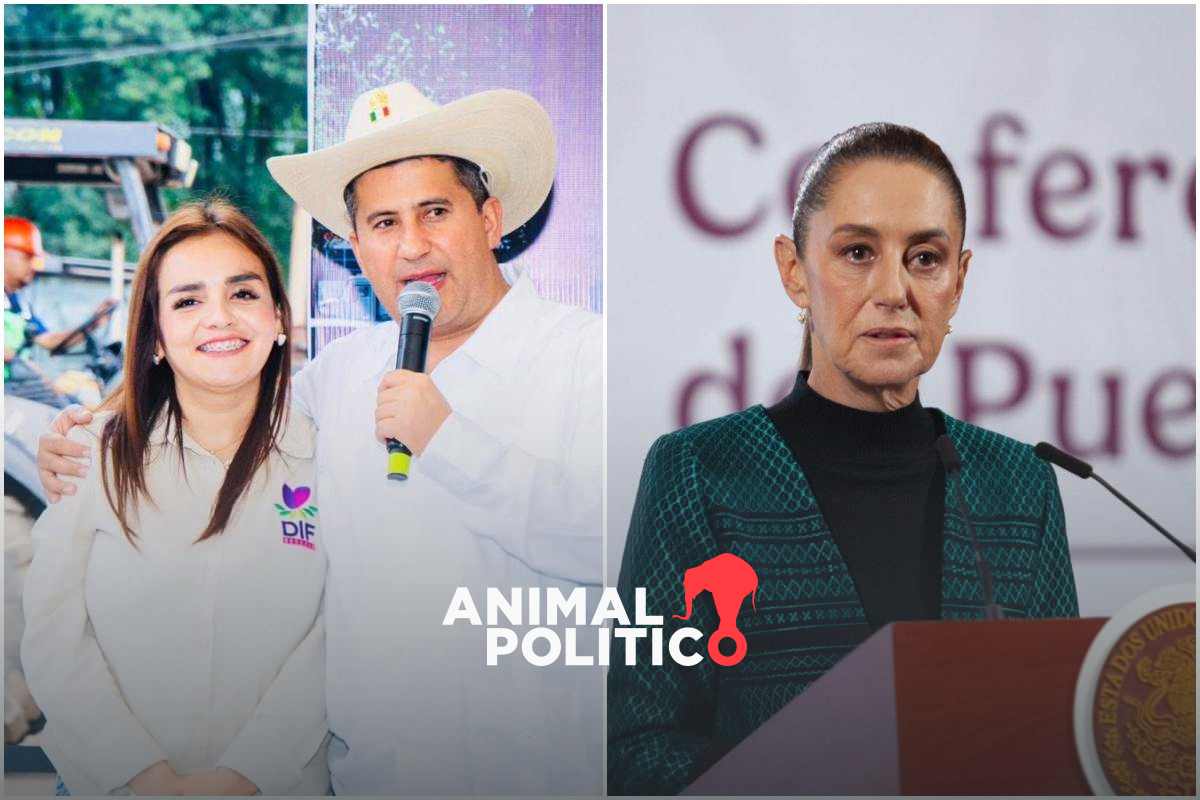 Grecia Quiroz, viuda de Carlos Manzo, alcalde de Uruapan, se reúne con Sheinbaum en Palacio Nacional