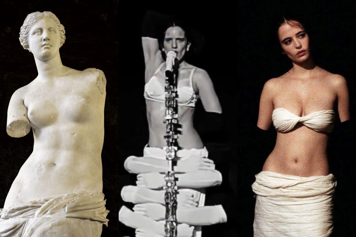 La "Venus de Milo", Rosalía en el LUX Tour y Eva Green en la película "The Dreamers".