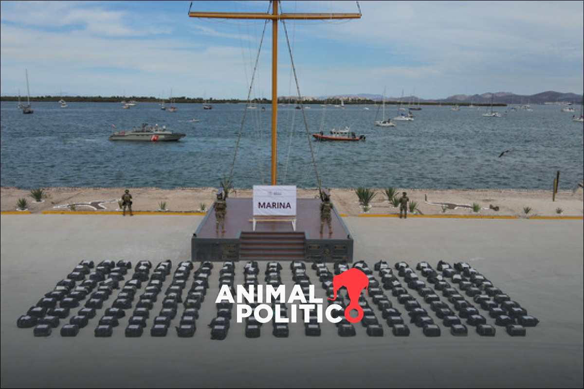 México y EU decomisan toneladas de presunta cocaína en operación binacional en el Pacífico