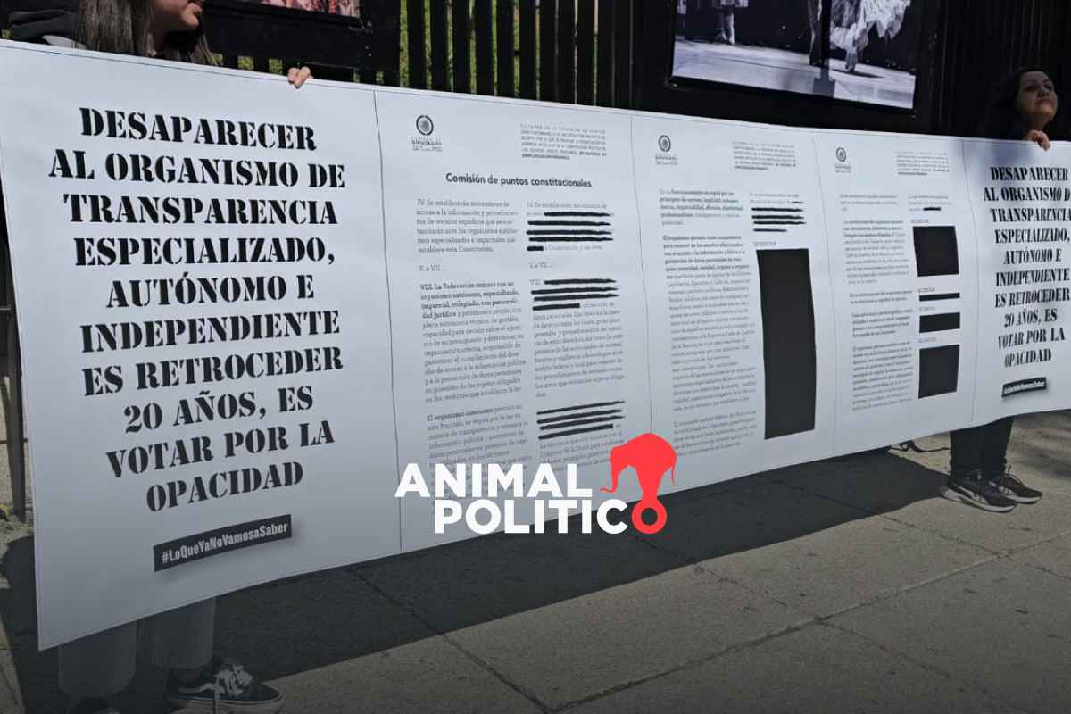Avanza en comisiones extinción de organismos autónomos; organizaciones protestan afuera del Senado