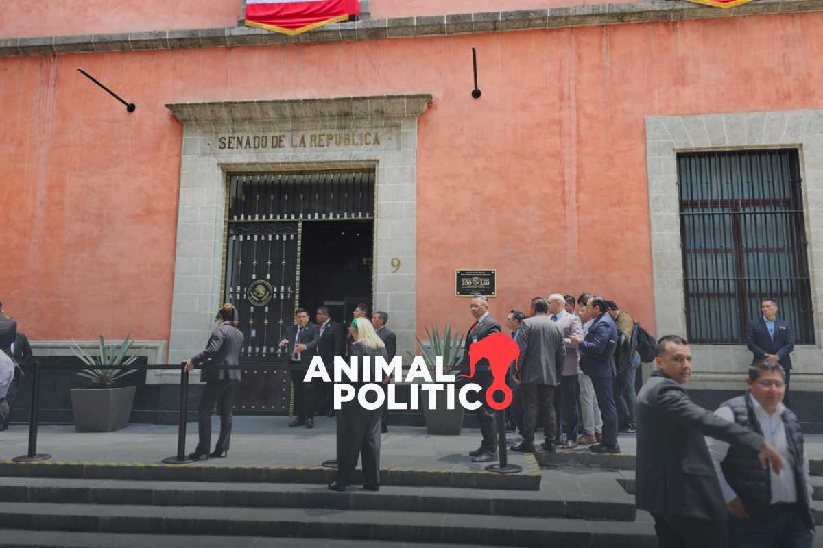 Senadores sesionan en Xicoténcatl por bloqueo de trabajadores que protestan por reforma judicial 