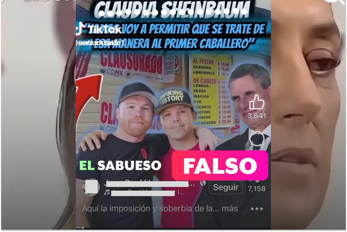 Sheinbaum no ordenó clausurar taquería del hermano del “Canelo” Álvarez por “humillar” a su esposo