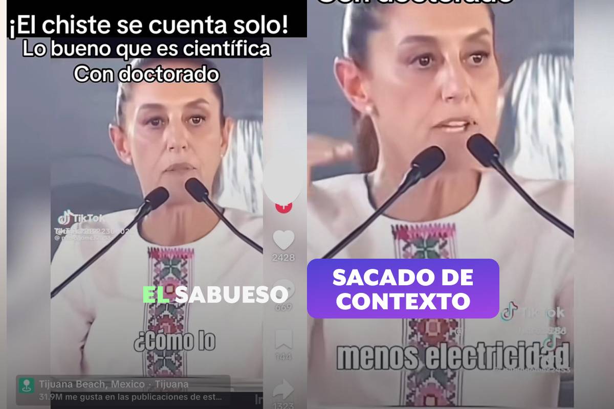 Falso, Claudia Sheinbaum no propuso bajar el precio de la electricidad reduciendo su consumo