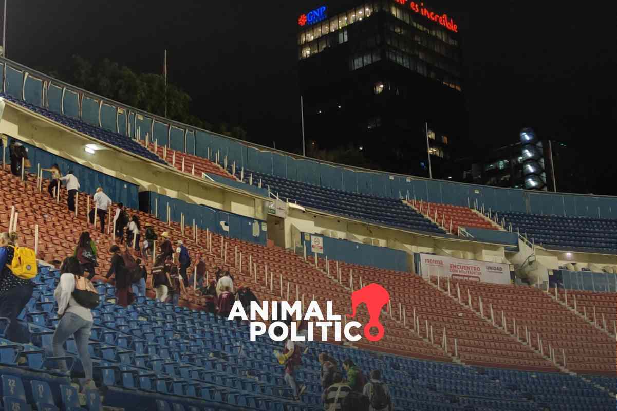 Morena CDMX le falla a Sheinbaum y se ve obligada a cancelar un evento en el Estadio Azul