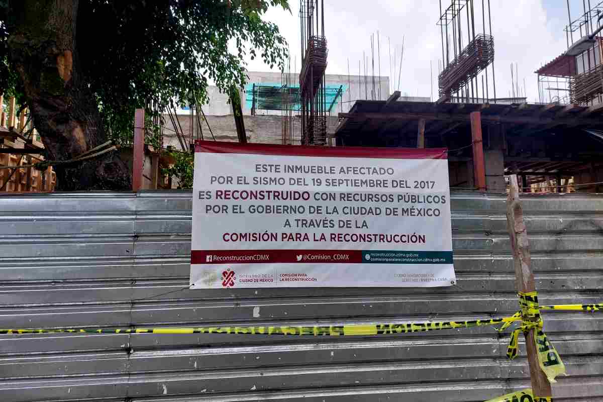 6 años del sismo del 19S: 32% de los damnificados no ha recibido reconstrucción de vivienda en CDMX