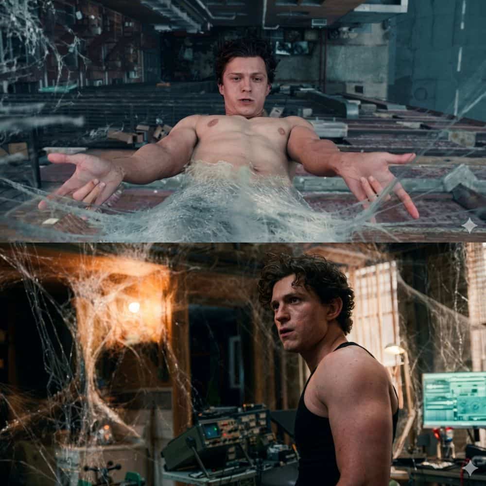 spider-man nuevo dia telaraña organica