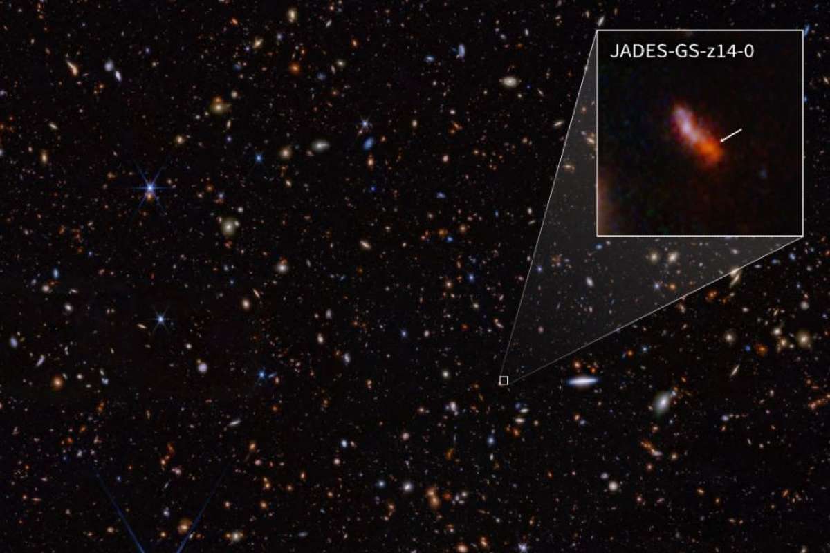 El telescopio James Webb descubrió una galaxia que podría dar pistas sobre el origen del universo