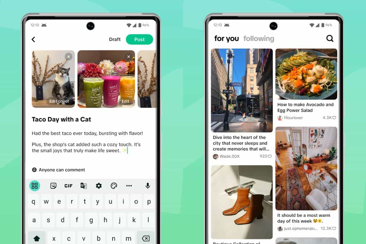 Inician pruebas de TikTok Notes, el nuevo rival de Instagram enfocado en fotos