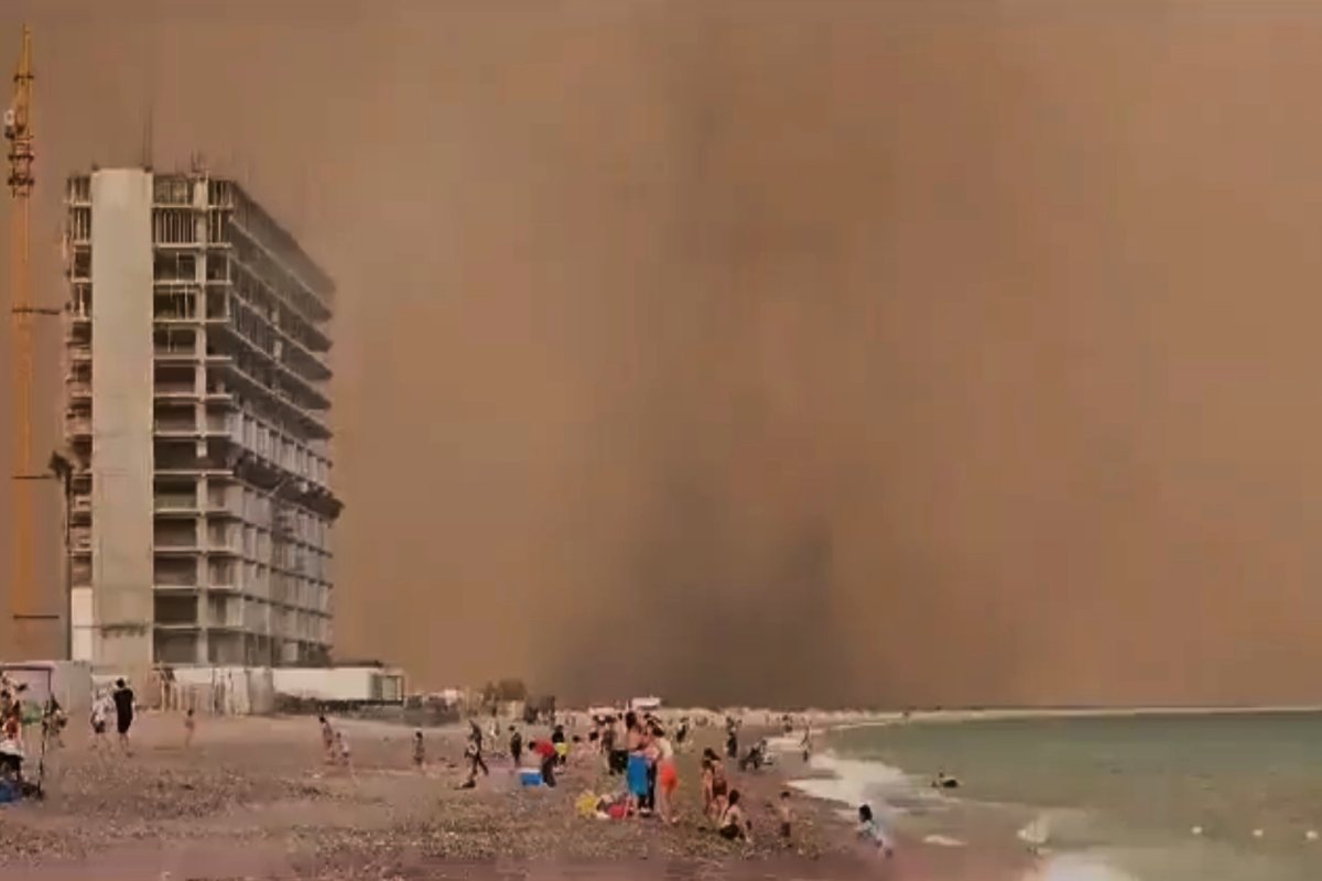 Tormenta de arena deja a 55 mil personas sin luz en Guaymas y Empalme, Sonora