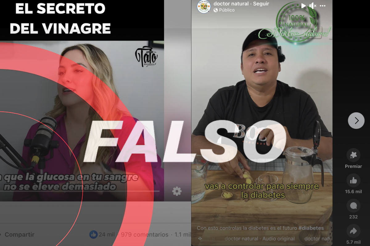 Vinagre, jengibre y canela no son un tratamiento para la diabetes 