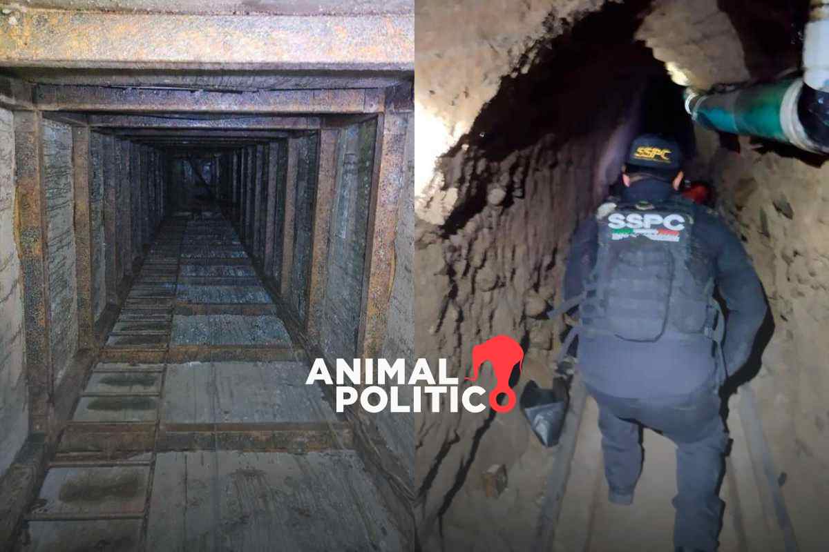 Clausuran túnel que conectaba Tijuana con San Diego; era empleado para transportar droga