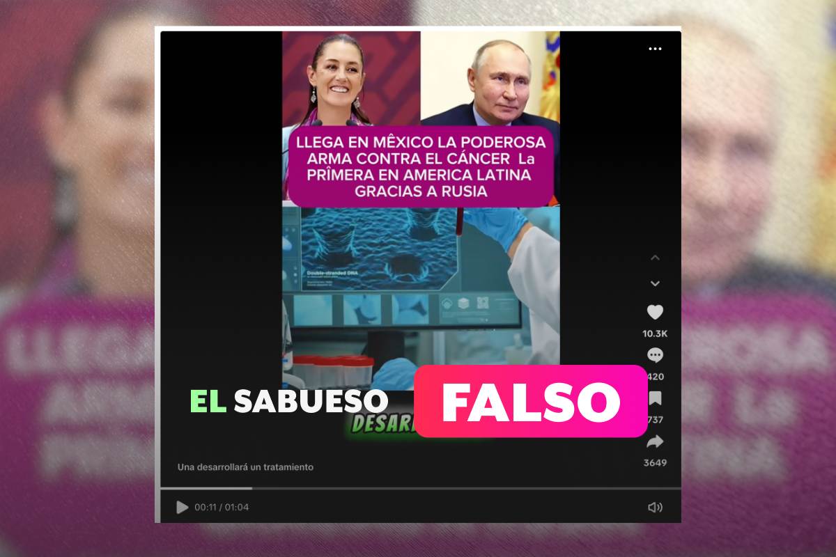 No hay evidencia de que la vacuna rusa contra el cáncer llegará pronto a México; sigue en desarrollo