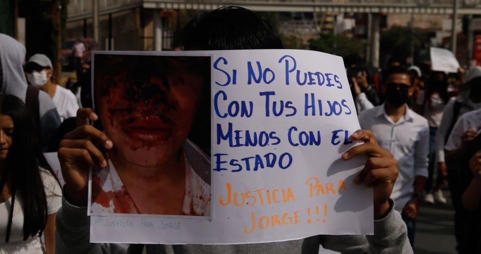 Marchan en Zacatecas por Jorge Iván Ávila joven asesinado a golpes