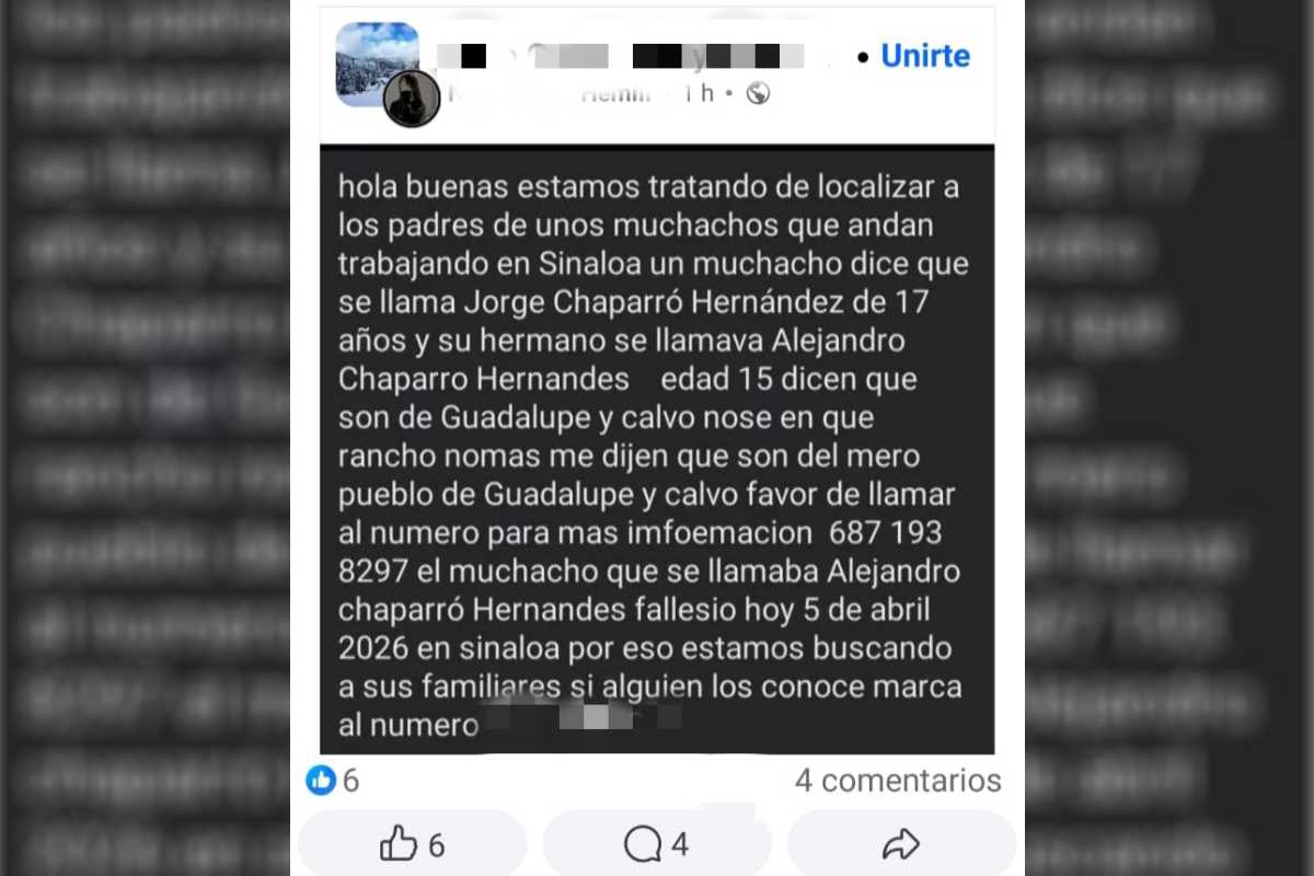 Alejandro, menor jornalero, murió atropellado en Sinaloa; familia denuncia omisiones y entierro irregular
