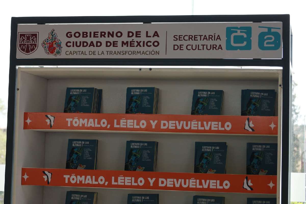 Así se verán los libreros en el Cablebús
