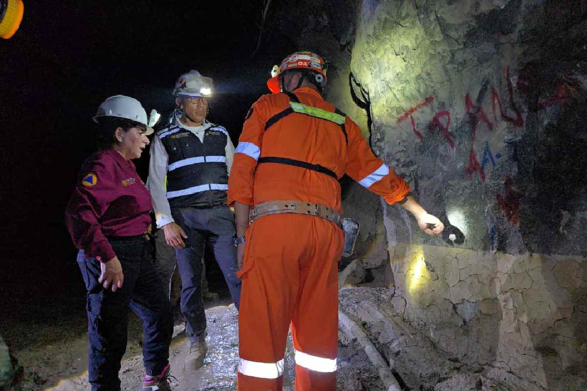 Avance en la mina Santa Fe, en Sinaloa: Perforación alcanza los 79 metros; continúa desalojo de agua