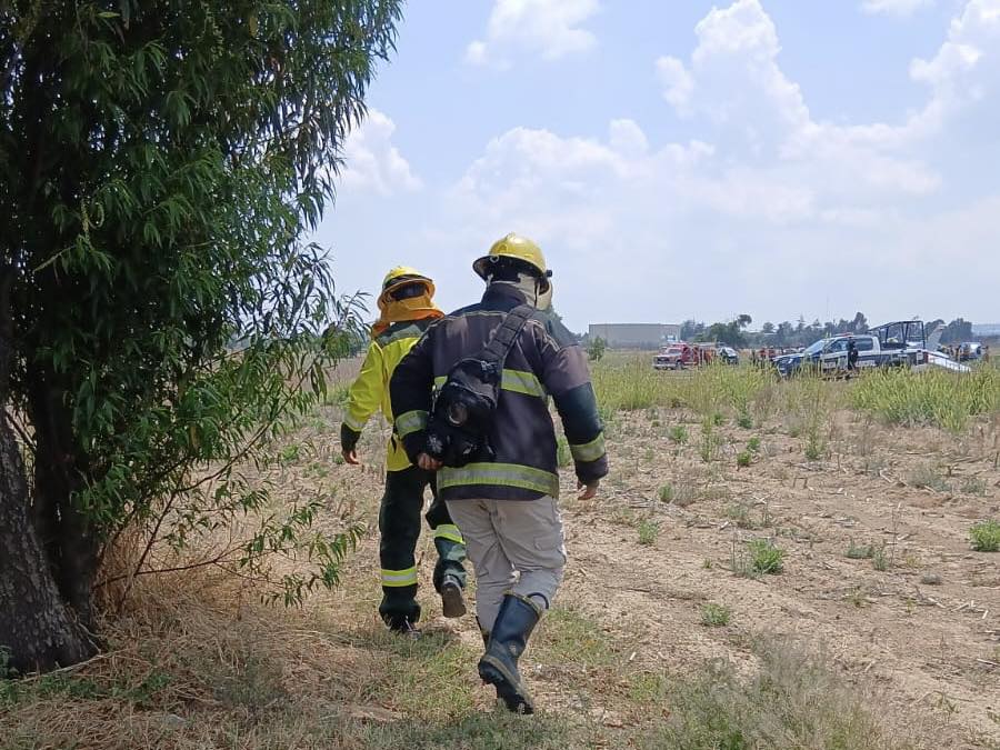 Desplome de avioneta en Puebla deja cuatro personas fallecidas