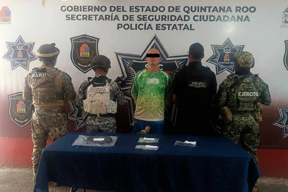 Detienen en Quintana Roo a Remigio “N”, requerido por EU por tráfico de personas y delincuencia organizada
