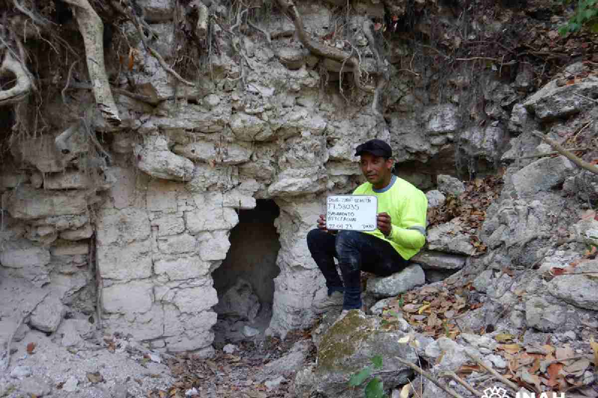 Edificio 53035 El Jefeciño INAH descubrimiento Quintana Roo