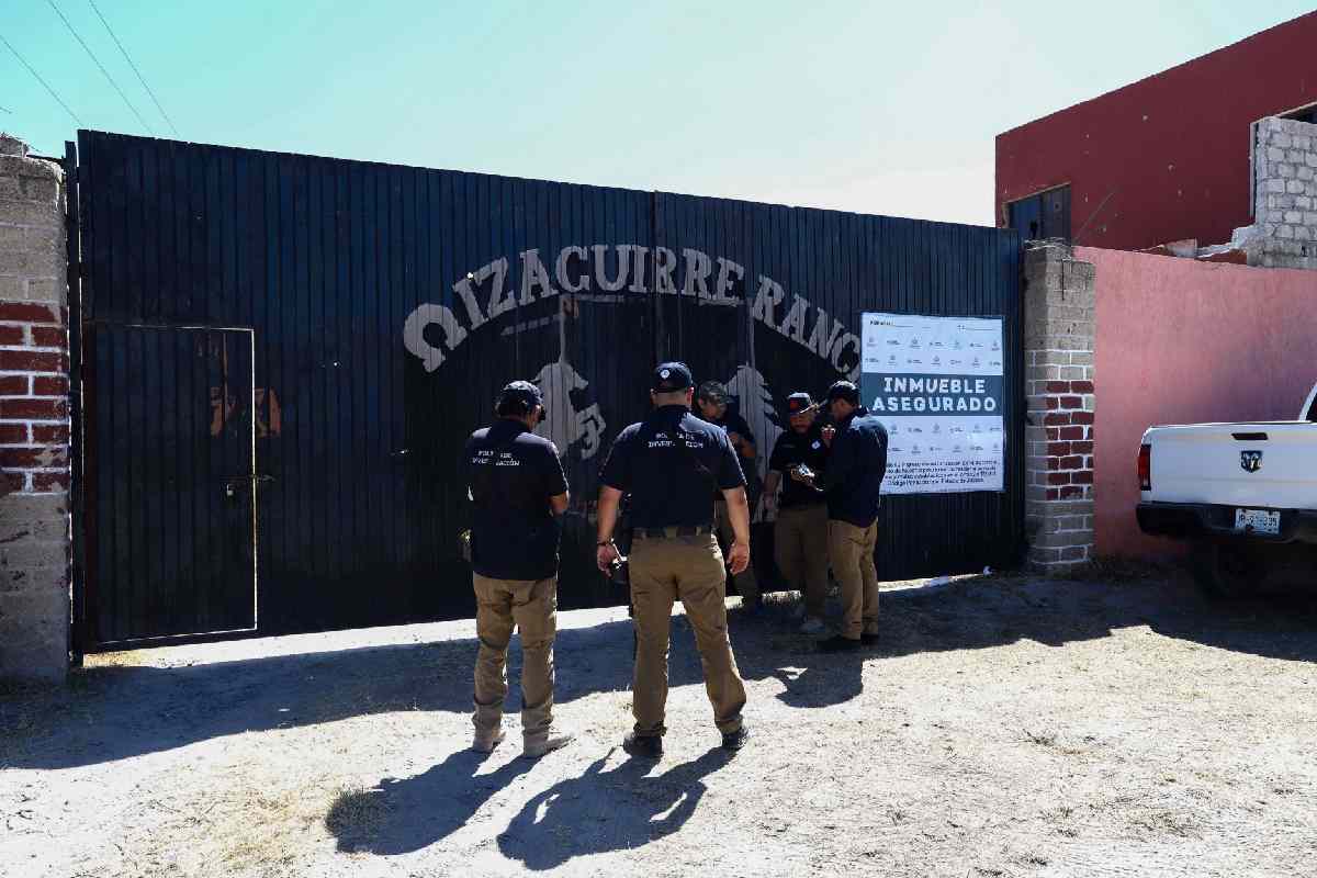 FGR informa que indicios localizados en Rancho Izaguirre continúan bajo análisis pericial