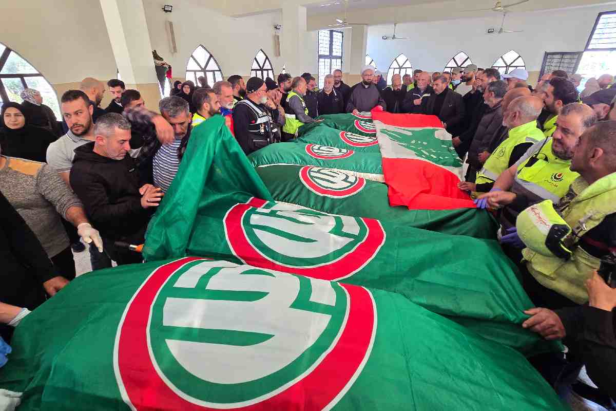 Funeral personas asesinadas Líbano