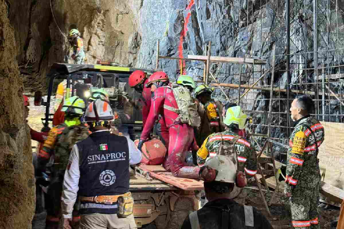 Identifican a minero fallecido en mina Santa Fe en Sinaloa; continúa búsqueda del cuarto trabajador