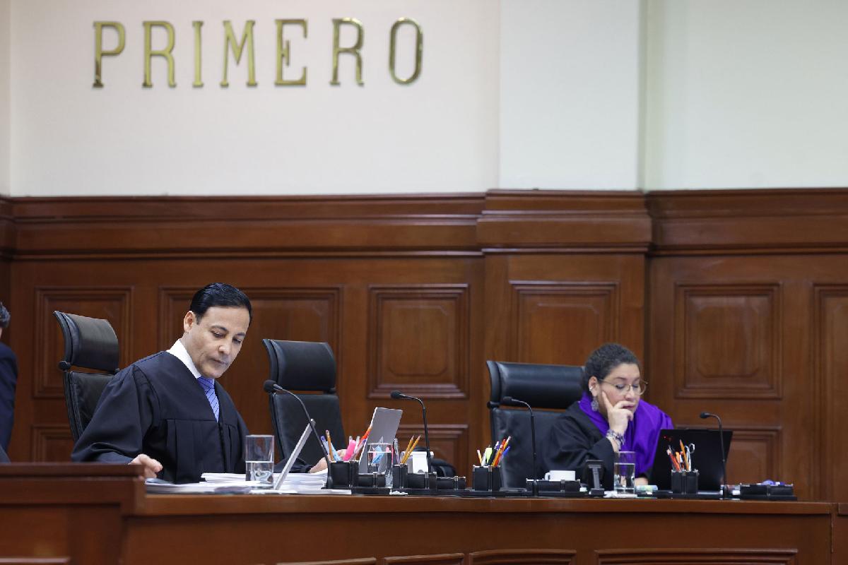 Lugar vacío en las sesiones del Pleno de la Corte