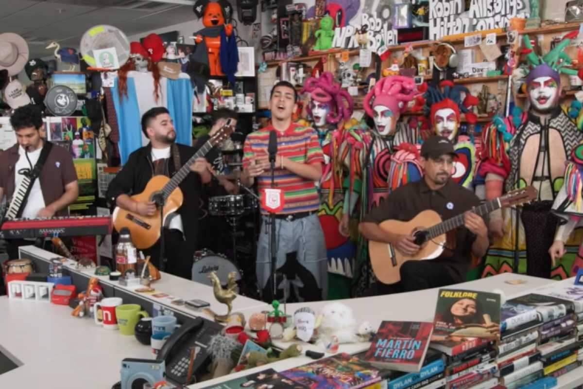 El Sur llega al Norte: todos los simbolismos del Tiny Desk de Milo J y su homenaje a Latinoamérica