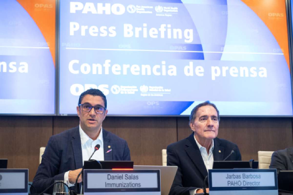 OPS Sarampión en América conferencia prensa