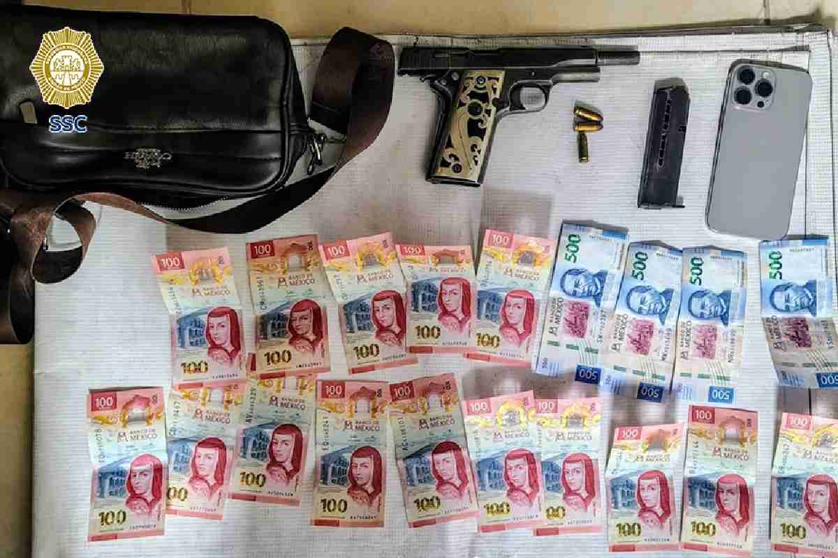 Objetos ciudadano chino detenido ataque jefe de policía auxiliar alcaldía cuauhtémoc