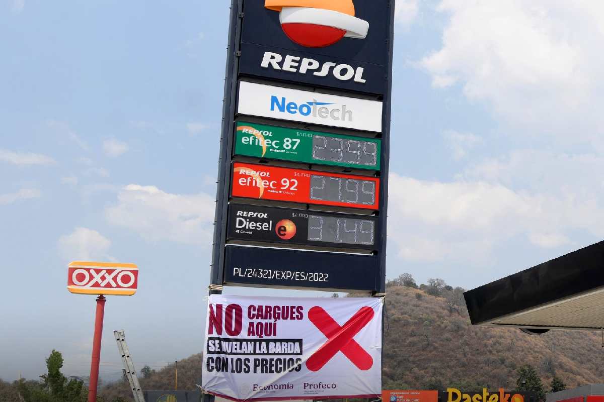 Profeco mantas gasolina diésel precio