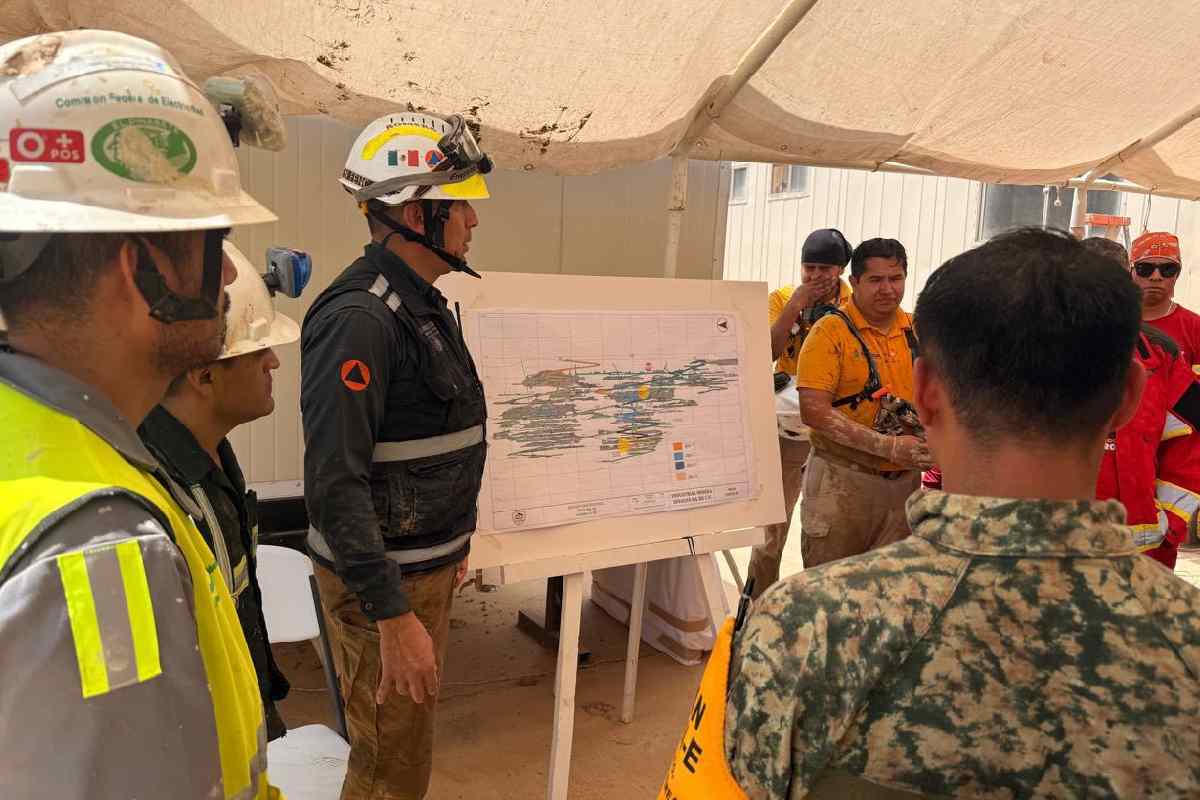 Rescate de mineros en El Rosario